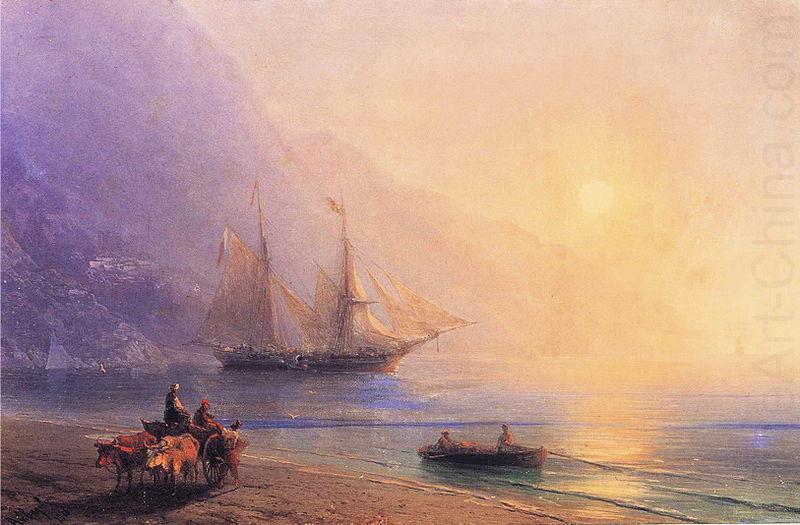 Ivan Aivazovsky Loading Provisions off the Crimean Coast china oil painting image